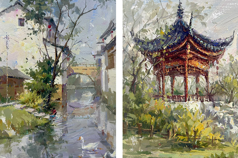 画室色彩风景